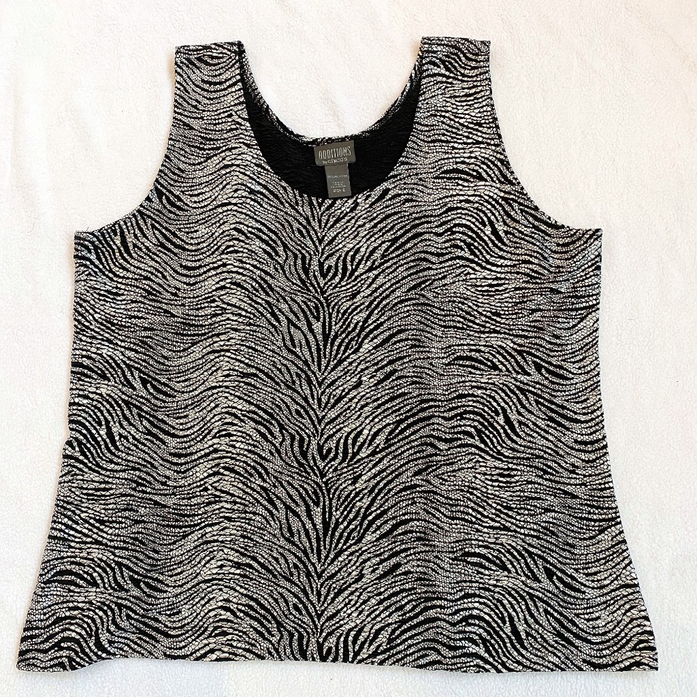 Chico's Additions Sleeveless Blouse, Size 12
